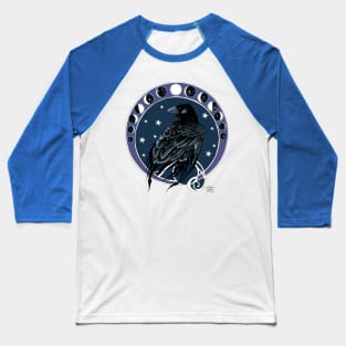 Raven Moon Baseball T-Shirt